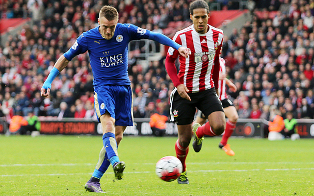 Jamie Vardy Leicester City vs Southampton