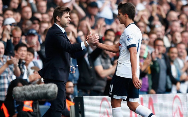 Mauricio Pochettino & Erik Lamela