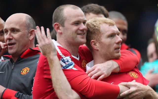 Wayne Rooney & Paul Scholes