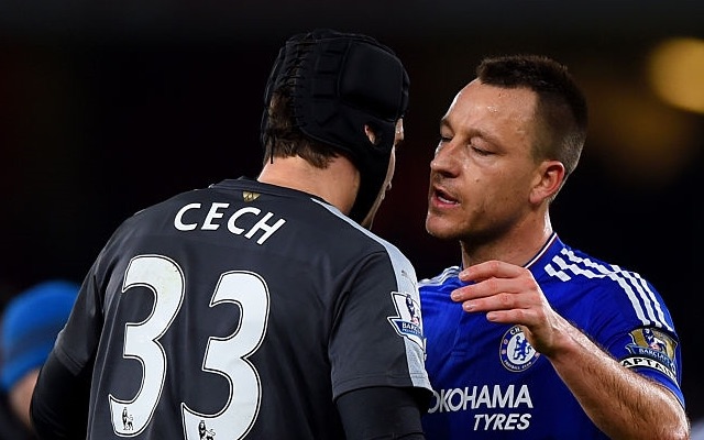 Arsenal's Petr Cech and Chelsea's John Terry