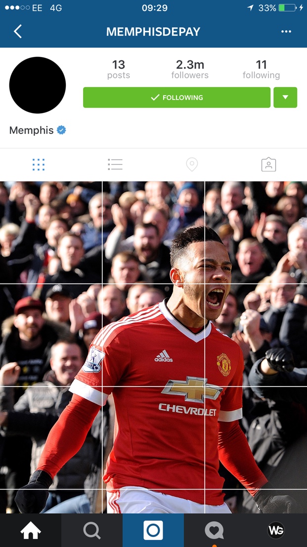 Man United man Depay has social media hacked?