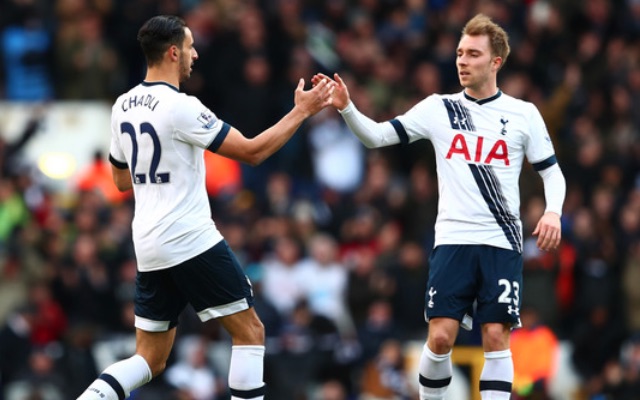 Nacer Chadli & Christian Eriksen