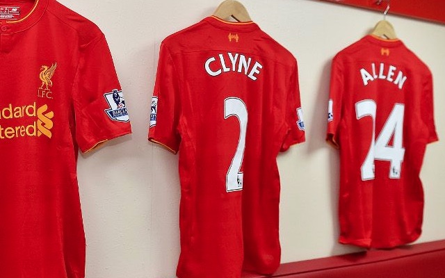 Nathaniel Clyne, Joe Allen Liverpool shirts