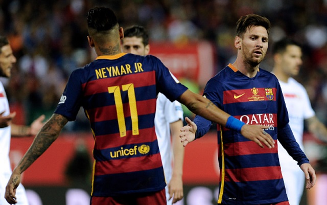 Neymar, Lionel Messi Barcelona