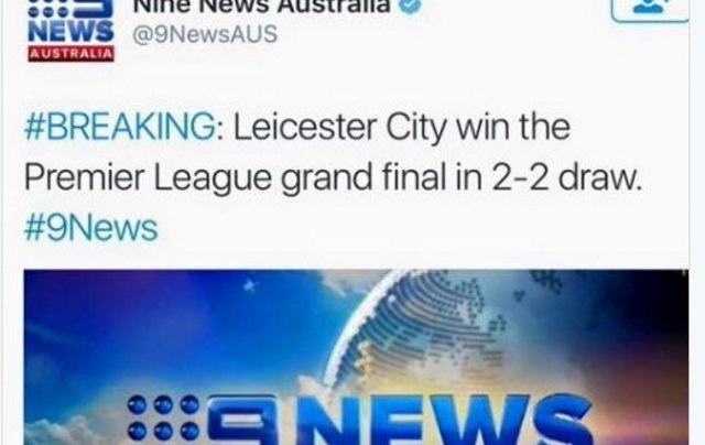 Nine News Australia Leicester champions