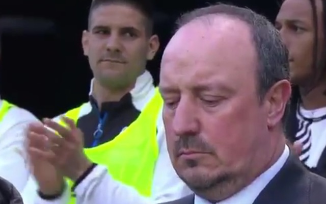 Rafa Benitez as Newcastle fans sing YNWA as tribute to Hillsborough victims