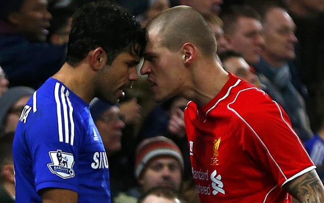 Diego Costa v Martin Skrtel