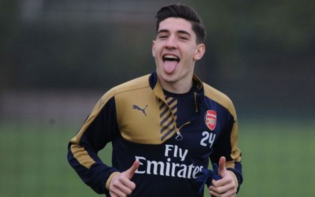 Arsenal's Hector Bellerin trolls Chelsea defeat with four-word