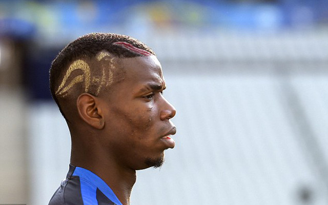 Pogba in France training