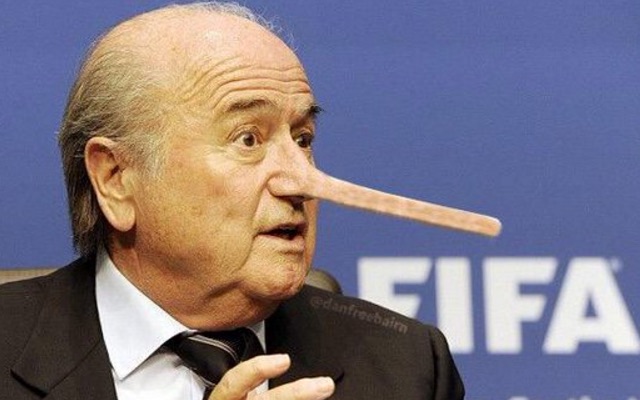 Sepp Blatter Pinocchio