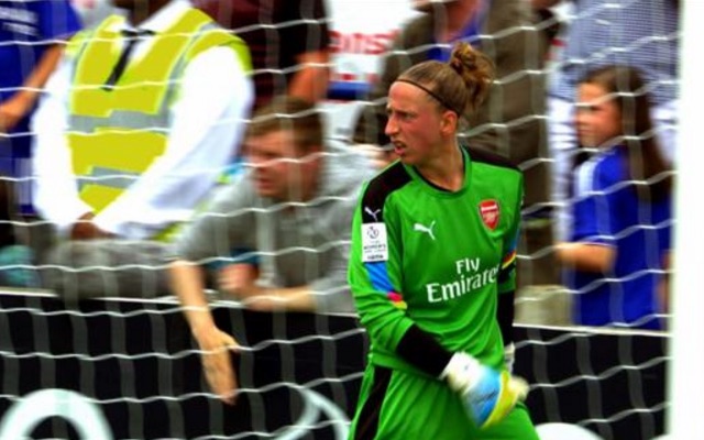 Arsenal Ladies goalkeeper Sari van Veenendaal