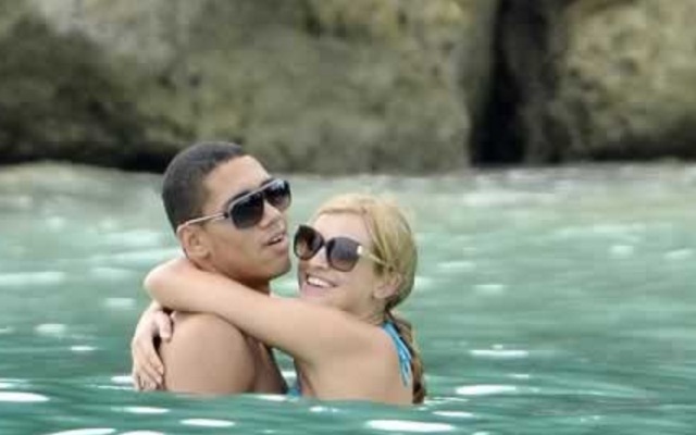 Chris Smalling and Sam Cooke in Bali