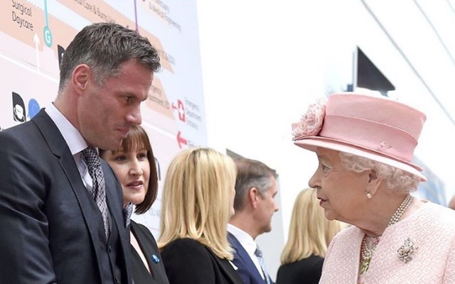 Jamie Carragher meets the Queen