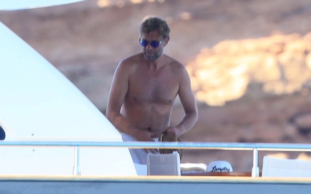 Jurgen Klopp topless on holiday in Formentera