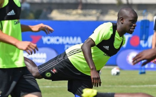 N’Golo Kante trains with Chelsea for first time