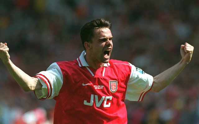 Marc Overmars during his Arsenal days