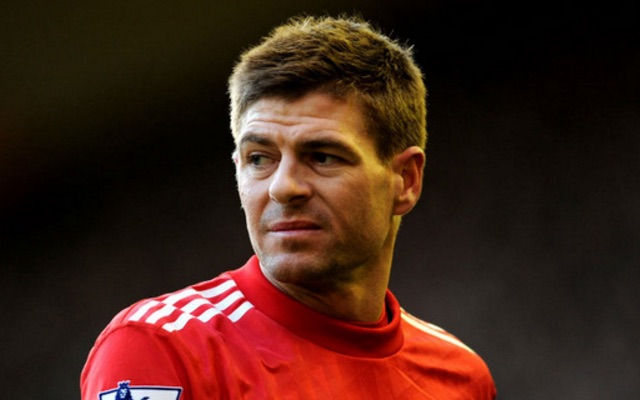 Steven Gerrard face of disgust