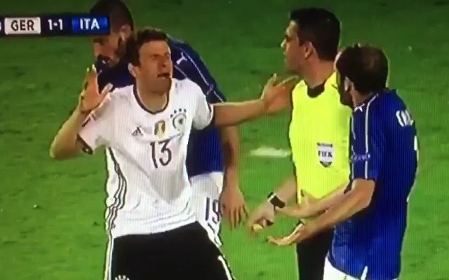 Video) Thomas Muller vs Giorgio Chiellini: German joker hilariously mocks  'hard man gone soft'