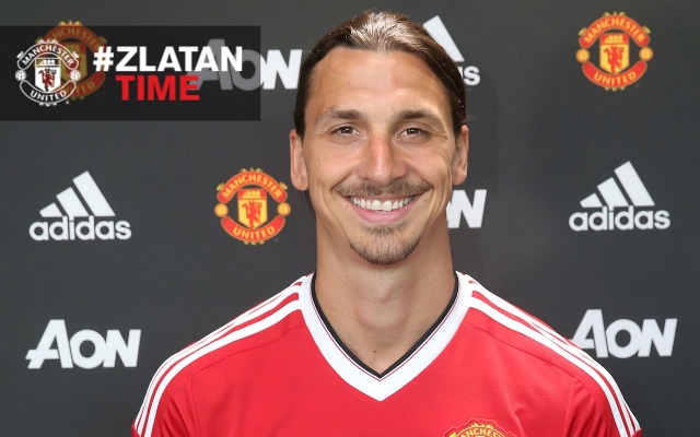 Zlatan Ibrahimovic Manchester United signing photo