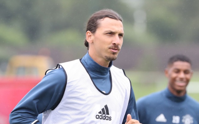 Zlatan Ibrahimovic in Man United training ahead of Zlatan debut