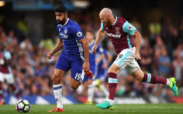 Diego Costa and James Collins