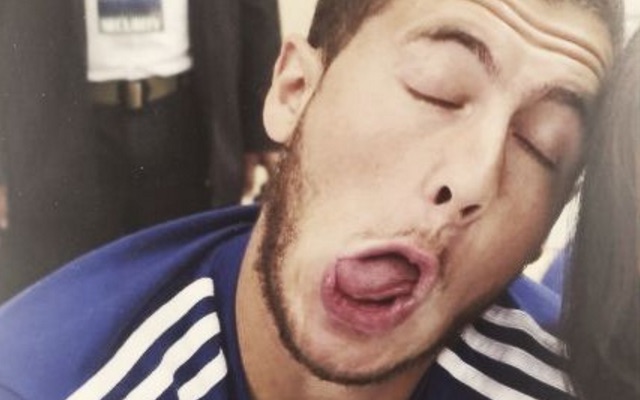 Eden Hazard funny face