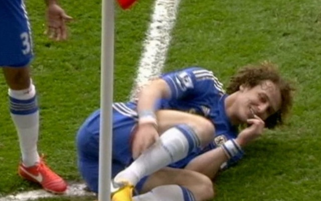 David Luiz giggling