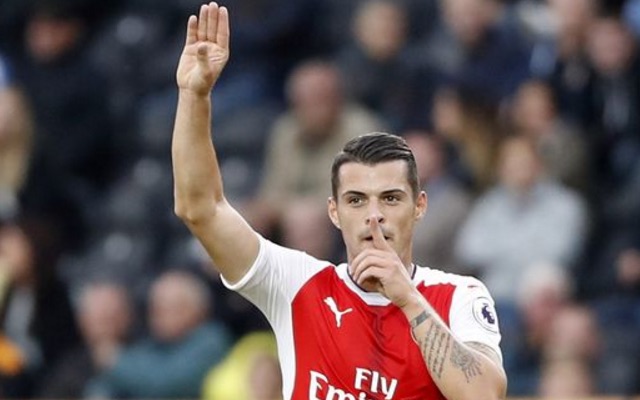 Granit Xhaka celebration