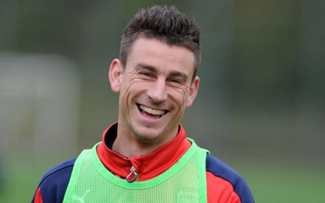 Happy Laurent Koscielny smiling