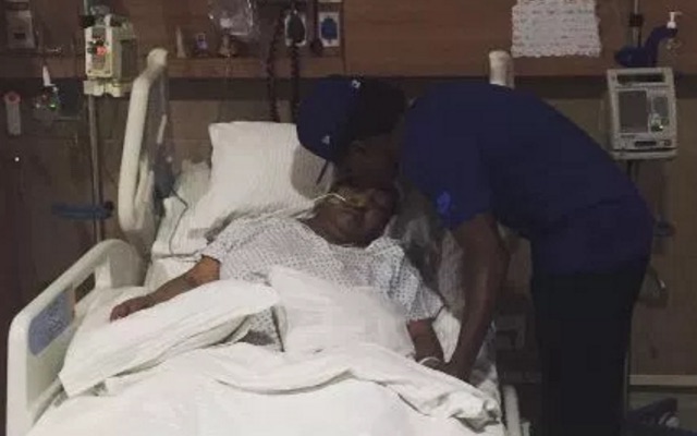 Willian with his sick mum as she fights cancer