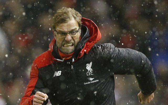 Jurgen Klopp in the snow