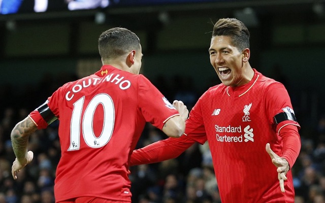 roberto firmino and philippe coutinho