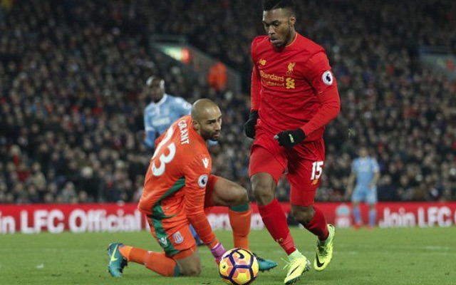 Daniel Sturridge v Stoke (100th Liverpool EPL goal under Klopp)