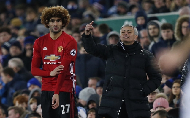 Fellaini Mourinho