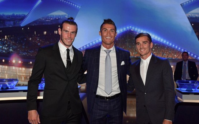 Gareth Bale, Cristiano Ronaldo, Antoine Griezmann