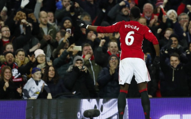 Paul Pogba celebrating goal v Middlesbrough