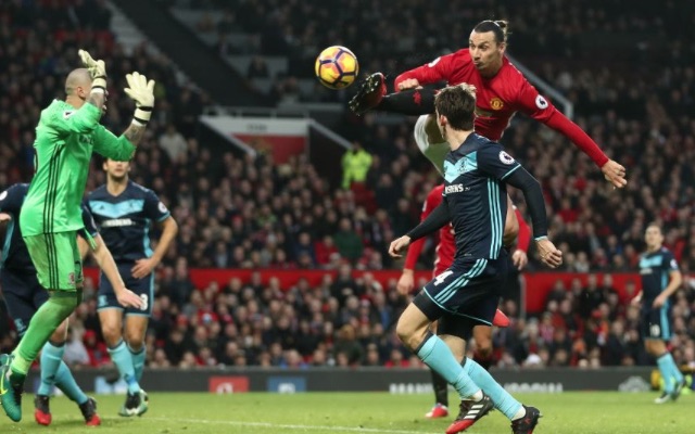Zlatan Ibrahimovic kung-fu goal v Middlesbrough