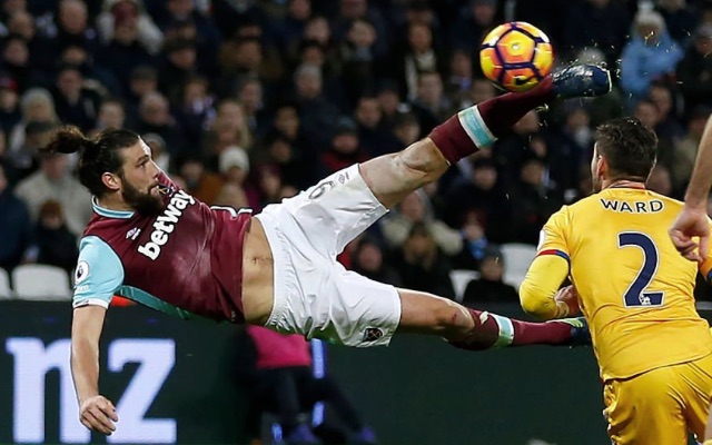 Andy Carroll bicycle kick goal v Crystal Palace