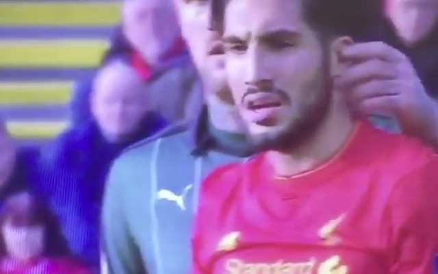 Sonny Bradley wet willy attack on Emre Can