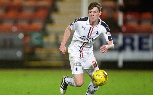 Tony Gallacher playing for Falkirk