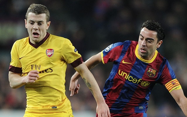 Jack Wilshere in the Nou Camp