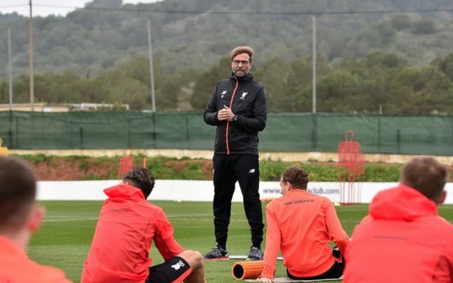 Jurgen Klopp in La Manga