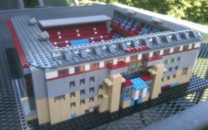 Lego Anfield and Stamford Bridge models