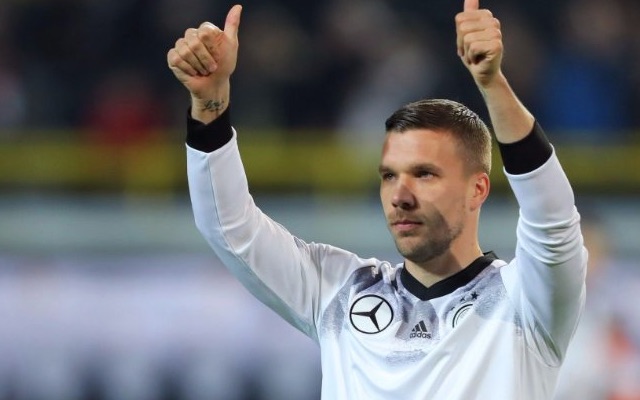 (Video) Germany vs England kickoff delayed as Lukas Podolski won't shut up