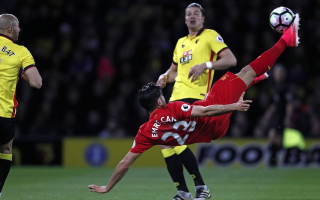 Emre Can Goal of the Season vs Watford