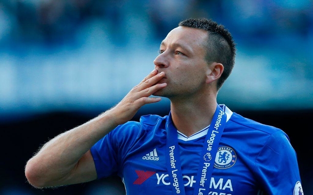 John Terry in his final Chelsea appearance
