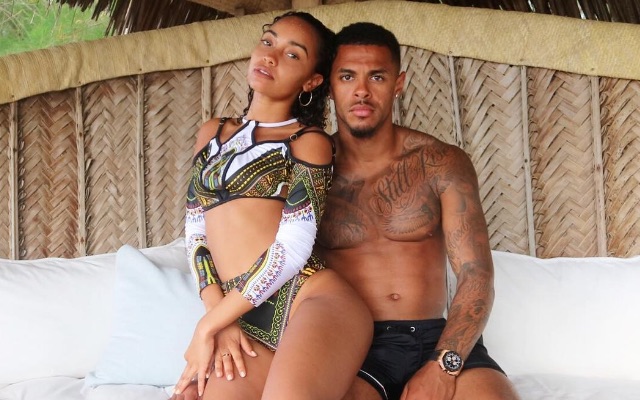 Andre Gray on holiday with girlfriend Leigh-Anne Pinnock