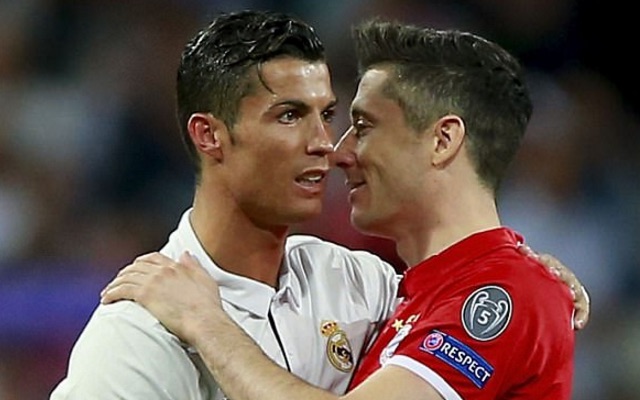 Cristiano Ronaldo and Robert Lewandowski