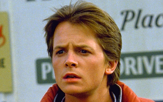 Michael J Fox in Back to the Future
