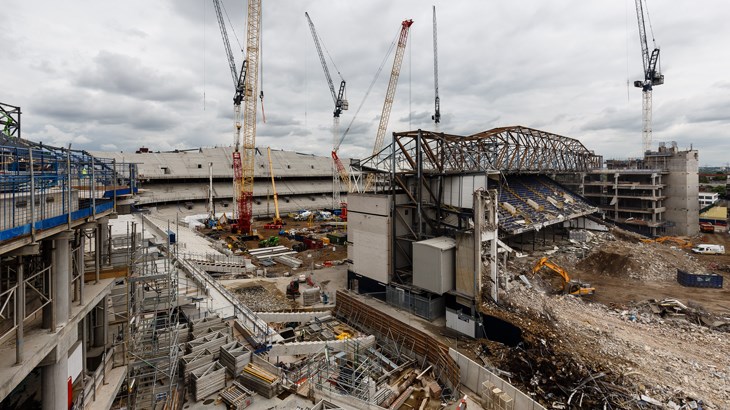 New and old White Hart Lane